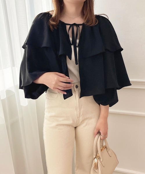 セール】ティアードボレロカーディガン【ZOZOTOWN限定アイテム