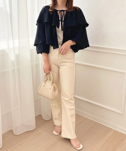 セール】ティアードボレロカーディガン【ZOZOTOWN限定アイテム