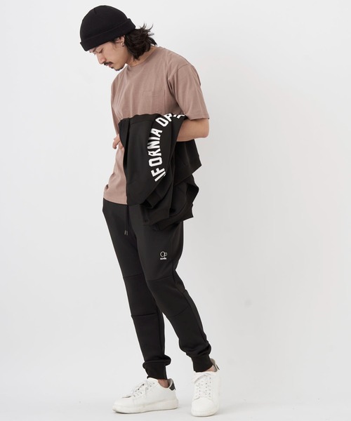 Ocean Pacific(オーシャンパシフィック)の「OP/オーピー ダンボールニット ジョガーパンツ/無地スウェット ワンポイント/セットアップ対応 532710(スウェットパンツ・メンズ・グリーン/ブラウン/ブラック・M/L)」の11枚目の写真