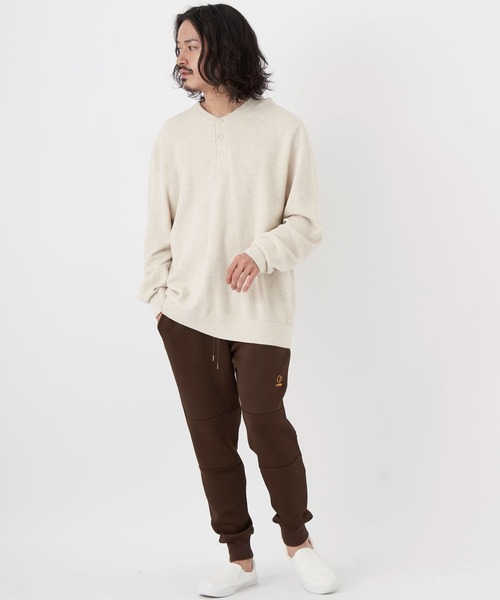 Ocean Pacific(オーシャンパシフィック)の「OP/オーピー ダンボールニット ジョガーパンツ/無地スウェット ワンポイント/セットアップ対応 532710(スウェットパンツ・メンズ・グリーン/ブラウン/ブラック・M/L)」の22枚目の写真