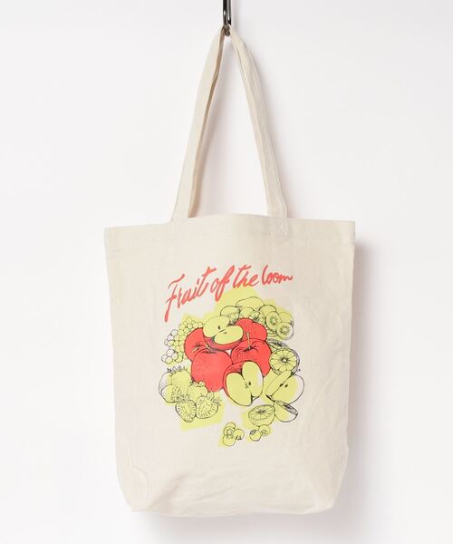 FRUIT OF THE LOOM(フルーツオブザルーム)の「FRUIT OF THE LOOM/ FFGS SOUVENIR TOTE BAG A / 70076000(トートバッグ・レディース・ブルー/レッド系その他/ミント/パープル/ネイビー/グリーン/マスタード・ONESIZE)」の12枚目の写真