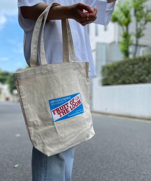 FRUIT OF THE LOOM(フルーツオブザルーム)の「FRUIT OF THE LOOM/ FFGS SOUVENIR TOTE BAG A / 70076000(トートバッグ・レディース・ブルー/レッド系その他/ミント/パープル/ネイビー/グリーン/マスタード・ONESIZE)」の19枚目の写真