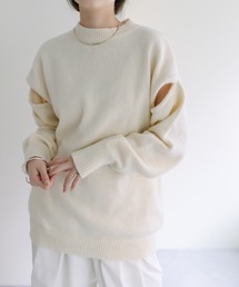 mline | [mline] ショルダースリットニット(ニット/セーター)