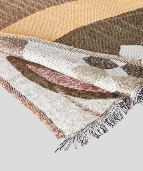 BENETTON (UNITED COLORS OF BENETTON)（ベネトンユナイテッドカラーズオブベネトン）の「フラワーモチーフ柄ストール（ストール/ショール・レディース・ネイビー/ブラウン系その他/グリーン系その他/ピンク系その他・ONE SIZE）」の10枚目の写真