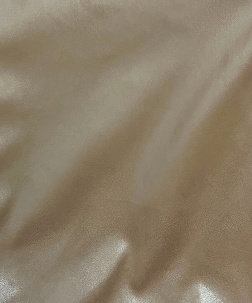 byYOUANCE(バイユアンス)の「2WAYフェイクレザーモッズコート(モッズコート・レディース・ブラウン・FREE)」の7枚目の写真