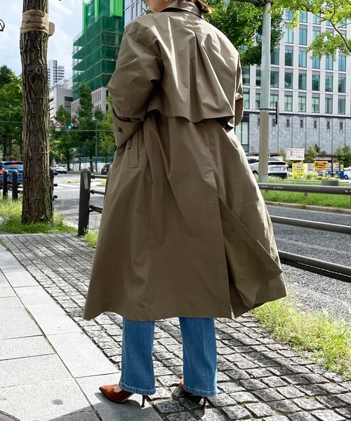 DouDou（ドゥドゥ）の「マルチWAYコート（トレンチコート・レディース・ベージュ/カーキ・FREE）」の15枚目の写真