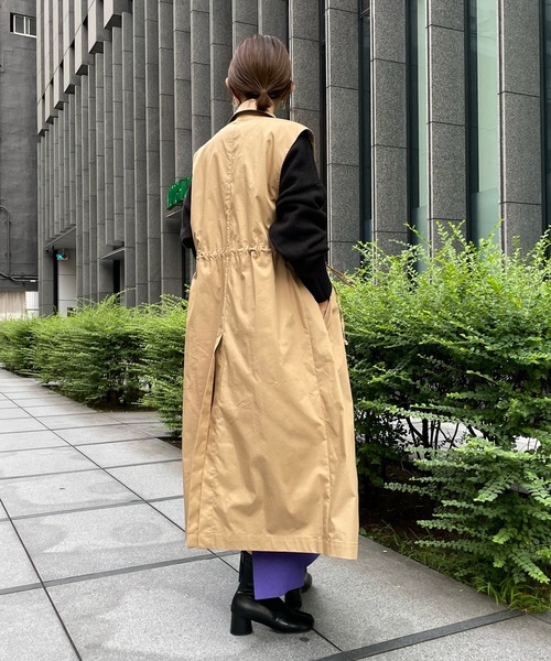 DouDou（ドゥドゥ）の「マルチWAYコート（トレンチコート・レディース・ベージュ/カーキ・FREE）」の13枚目の写真