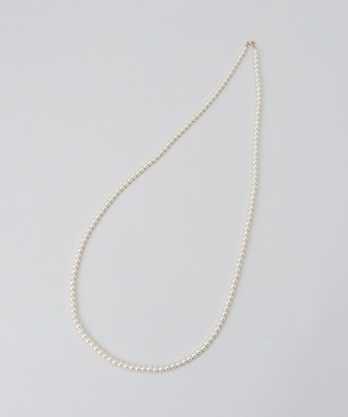 UNTITLED（アンタイトル）の「◆セパレートパール調ミニネックレス（ネックレス・レディース・アイボリー・99）」の3枚目の写真