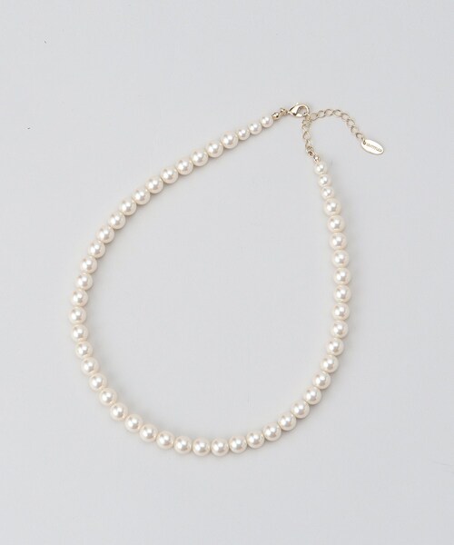UNTITLED（アンタイトル）の「◆セパレートパール調ミニネックレス（ネックレス・レディース・アイボリー・99）」の4枚目の写真