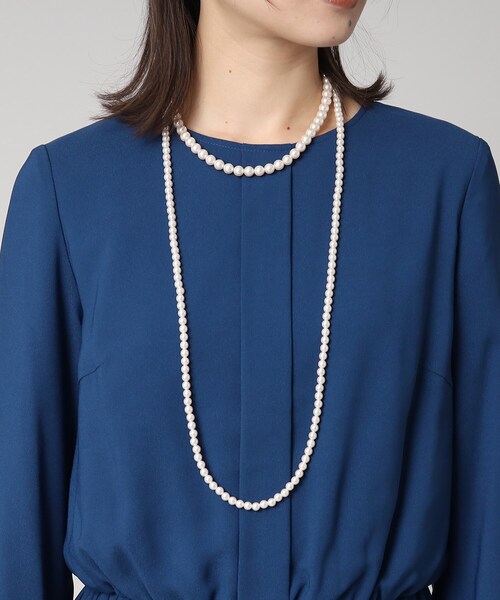 UNTITLED（アンタイトル）の「◆セパレートパール調ミニネックレス（ネックレス・レディース・アイボリー・99）」の8枚目の写真