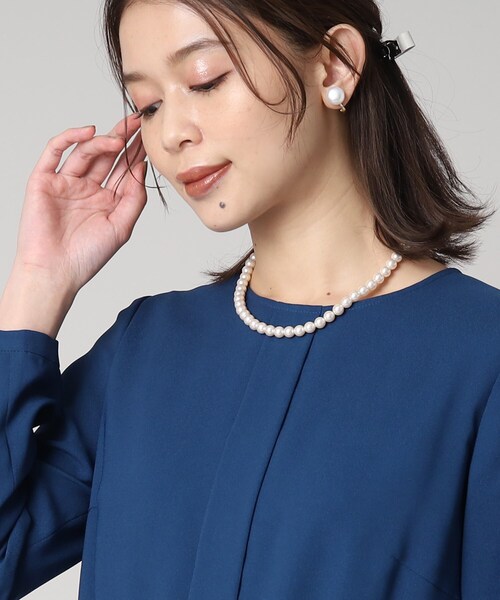 UNTITLED（アンタイトル）の「◆セパレートパール調ミニネックレス（ネックレス・レディース・アイボリー・99）」の11枚目の写真