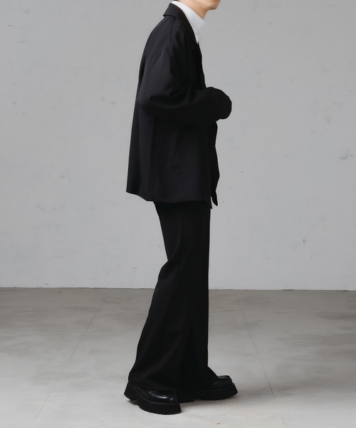 epnok(エプノック)の「ドレープセミワイドフレアスラックス(スラックス・メンズ・ネイビー/モカ/ブラック・MEDIUM/SMALL/LARGE)」の8枚目の写真