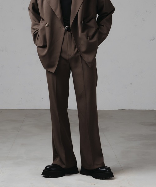 epnok(エプノック)の「ドレープセミワイドフレアスラックス(スラックス・メンズ・ネイビー/モカ/ブラック・MEDIUM/SMALL/LARGE)」の17枚目の写真