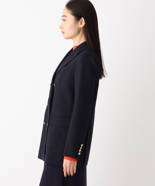 OPAQUE.CLIP（オペークドットクリップ）の「◆【JAPAN FABRIC】ウールブレザー（テーラードジャケット・レディース・ダークネイビー・36/38/40/42）」の14枚目の写真