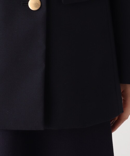 OPAQUE.CLIP（オペークドットクリップ）の「◆【JAPAN FABRIC】ウールブレザー（テーラードジャケット・レディース・ダークネイビー・36/38/40/42）」の4枚目の写真