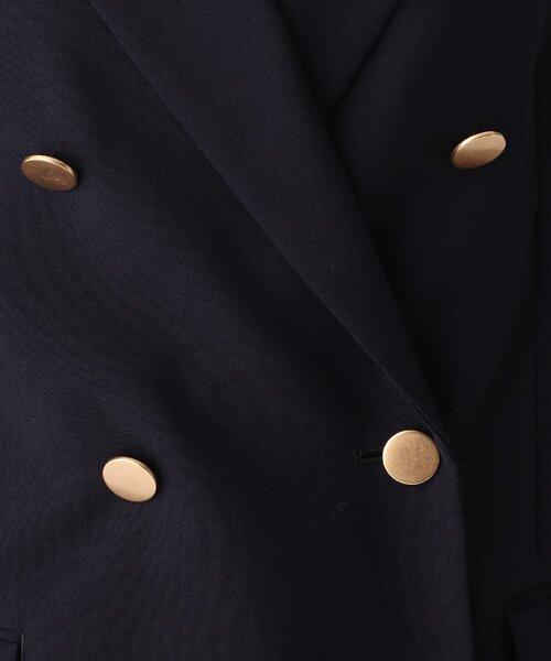 OPAQUE.CLIP（オペークドットクリップ）の「◆【JAPAN FABRIC】ウールブレザー（テーラードジャケット・レディース・ダークネイビー・36/38/40/42）」の6枚目の写真
