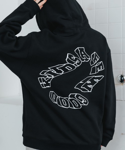 A FEW GOOD KIDS（ア フュー グッド キッズ）の「A FEW GOOD KIDS/アフューグッドキッズ GAGA Hoodie バックロゴフーディー（パーカー・メンズ・ブラック/ホワイト・XL/L）」の2枚目の写真