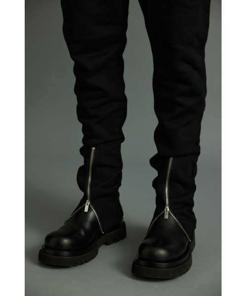 STYLEMIXER（スタイルミキサー）の「タフヘビースウェットジップパンツ（スウェットパンツ・メンズ・ブラック/グレー・LARGE/MEDIUM）」の5枚目の写真