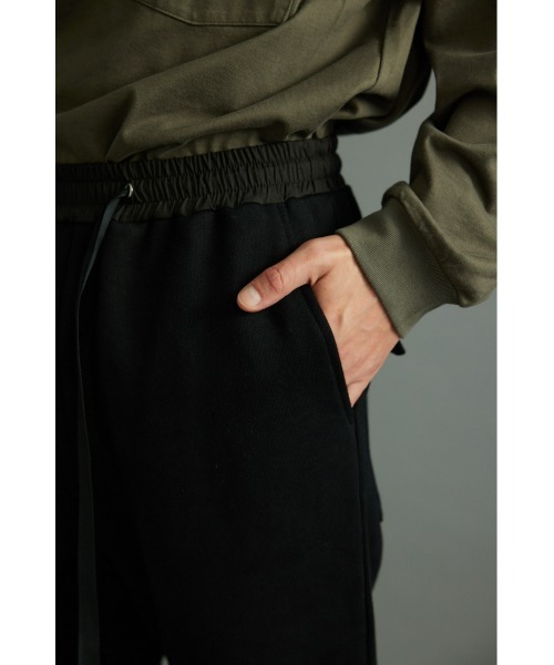 STYLEMIXER（スタイルミキサー）の「タフヘビースウェットジップパンツ（スウェットパンツ・メンズ・ブラック/グレー・LARGE/MEDIUM）」の6枚目の写真