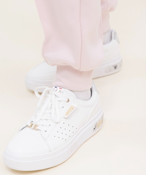 le coq sportif(ルコックスポルティフ)の「【WEB限定カプセルコレクション】 ダンボールスウェット ロングパンツ ルコック レディース スポーツ(スウェットパンツ・レディース・ホワイト/ブラック/ピンク/ブルー・SS/M(M)/S/L/XL)」の14枚目の写真