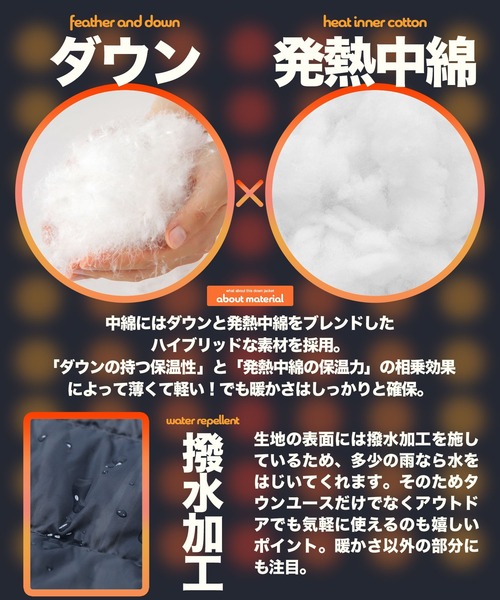 jiggys shop(ジギーズショップ)の「発熱綿インナーダウンベスト(ダウンベスト・メンズ・ネイビー/ダークグレー/ブラック・MEDIUM/LARGE/X-LARGE)」の7枚目の写真