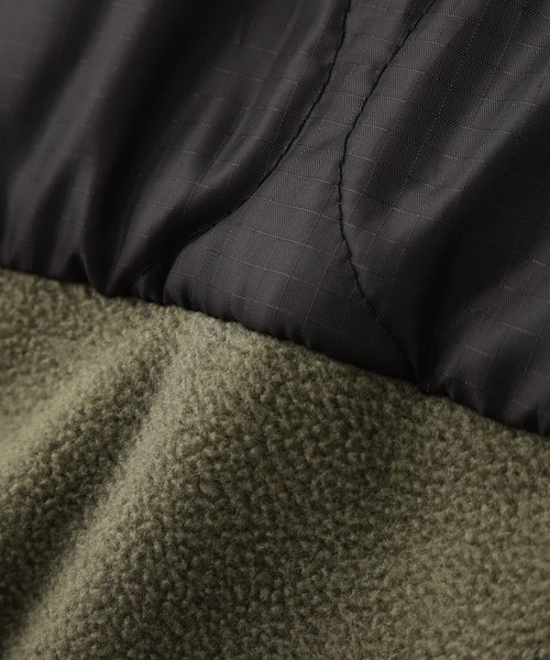AVIREX（アヴィレックス）の「QUILT COMBI FLEECE JACKET / キルト コンビ フリース ジャケット / AVIREX / アヴィレックス / アウトドア（その他アウター・メンズ・ブラック/ホワイト系2/オリーブ系・M/XL/L/2XL）」の11枚目の写真