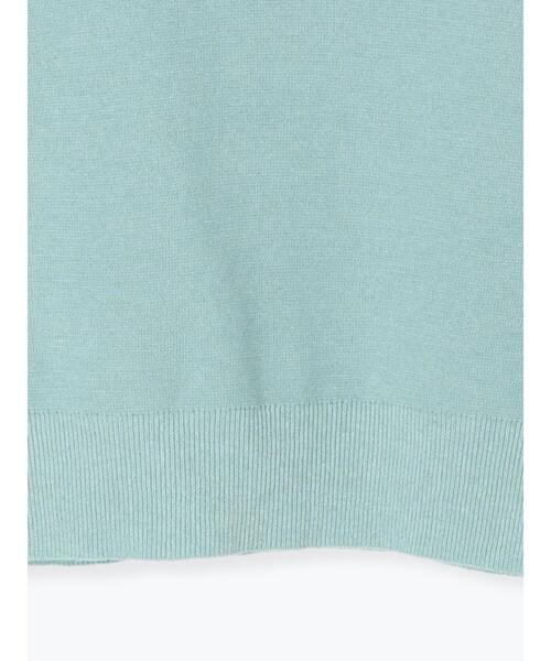 Te chichi TERRASSE（テチチテラス）の「パールバーネックニット（ニット/セーター・レディース・ネイビー/ピンク/グリーン/オフホワイト・ﾌﾘ-）」の22枚目の写真