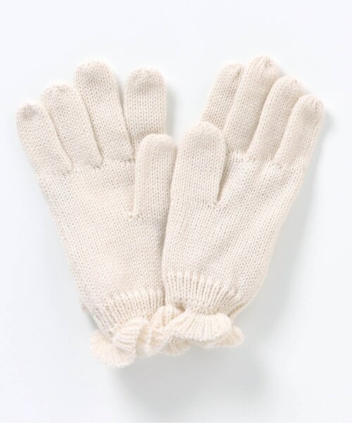 apres les cours（アプレレクール）の「リボン手袋（手袋・キッズ・サックスブルー/ピンク/アイボリー・140/120/95）」の9枚目の写真