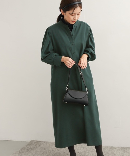 URBAN RESEARCH DOORS(アーバンリサーチドアーズ)の「ネル起毛ヘンリーシャツワンピース(ワンピース・レディース・グリーン/レッド系その他・MEDIUM)」の16枚目の写真