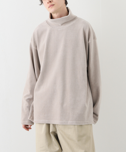 JOURNAL STANDARD(ジャーナルスタンダード)の「コールジャージー ハイネック(Tシャツ/カットソー・メンズ・ブラック系その他/ラスタ/ブラウン系その他/ベージュ・SMALL/LARGE/MEDIUM)」の3枚目の写真