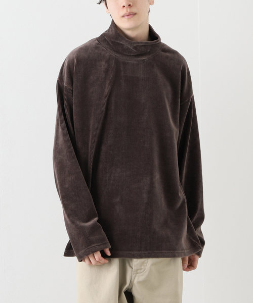 JOURNAL STANDARD(ジャーナルスタンダード)の「コールジャージー ハイネック(Tシャツ/カットソー・メンズ・ブラック系その他/ラスタ/ブラウン系その他/ベージュ・SMALL/LARGE/MEDIUM)」の1枚目の写真