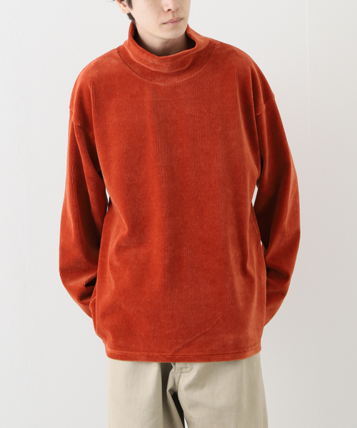 JOURNAL STANDARD(ジャーナルスタンダード)の「コールジャージー ハイネック(Tシャツ/カットソー・メンズ・ブラック系その他/ラスタ/ブラウン系その他/ベージュ・SMALL/LARGE/MEDIUM)」の4枚目の写真