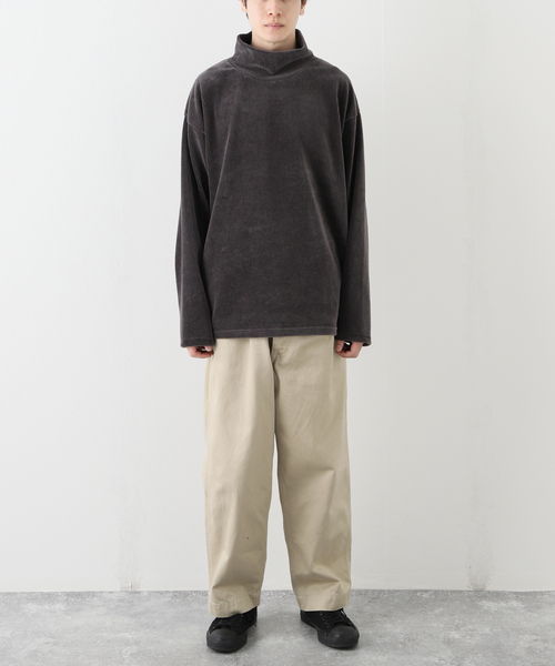 JOURNAL STANDARD(ジャーナルスタンダード)の「コールジャージー ハイネック(Tシャツ/カットソー・メンズ・ブラック系その他/ラスタ/ブラウン系その他/ベージュ・SMALL/LARGE/MEDIUM)」の7枚目の写真
