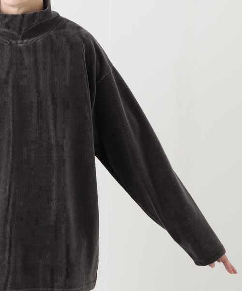 JOURNAL STANDARD(ジャーナルスタンダード)の「コールジャージー ハイネック(Tシャツ/カットソー・メンズ・ブラック系その他/ラスタ/ブラウン系その他/ベージュ・SMALL/LARGE/MEDIUM)」の9枚目の写真