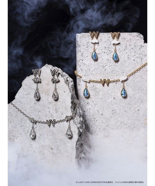 PAMEO POSE（パメオポーズ）の「【ジョジョの奇妙な冒険 ストーンオーシャン×PAMEO POSE】ウェザー・Rピアス（ピアス（両耳用）・レディース・シルバー/ゴールド・FREE）」の6枚目の写真