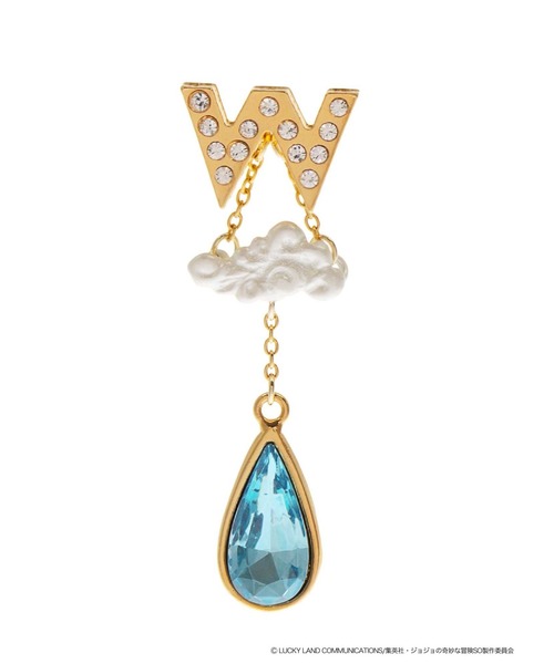 PAMEO POSE（パメオポーズ）の「【ジョジョの奇妙な冒険 ストーンオーシャン×PAMEO POSE】ウェザー・Rピアス（ピアス（両耳用）・レディース・シルバー/ゴールド・FREE）」の12枚目の写真