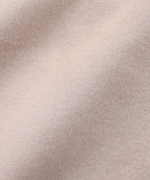 NIMES（ニーム）の「ウールメルトンスタンドカラーコート（その他アウター・レディース・ネイビー/ベージュ・FREE）」の11枚目の写真