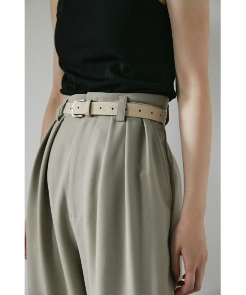 stylemixerスクエアバックルレザーベルト黒スタイルミキサー牛革ブラック TODAYFUL - stylemixerスクエアバックルレザーベルト黒スタイル