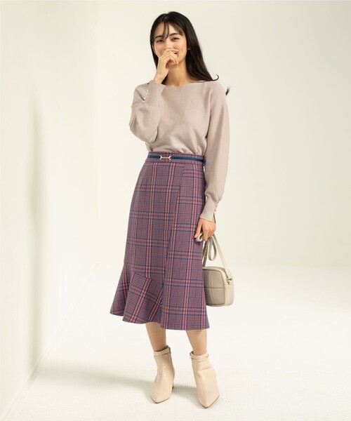 index(インデックス)の「◆ボートネックドルマンラメニット(ニット/セーター・レディース・ブラック/ナチュラル/ベビーピンク/サックスブルー/オフホワイト・42/36/38/40)」の9枚目の写真