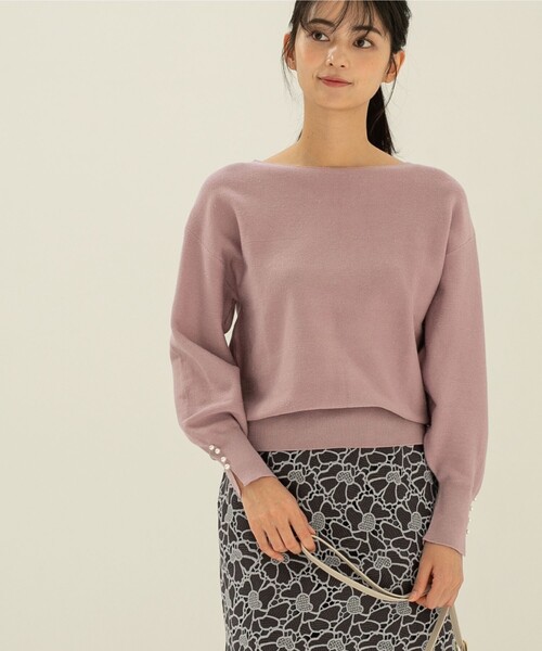 index(インデックス)の「◆ボートネックドルマンラメニット(ニット/セーター・レディース・ブラック/ナチュラル/ベビーピンク/サックスブルー/オフホワイト・42/36/38/40)」の21枚目の写真