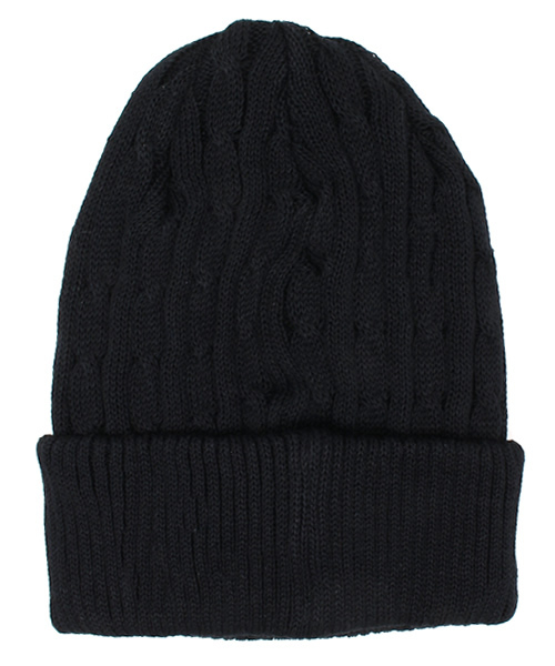 And A（アンドエー）の「ジャガードニットワッチ（ニットキャップ/ビーニー・メンズ・ホワイト/ブラック/ネイビー・FREE）」の4枚目の写真