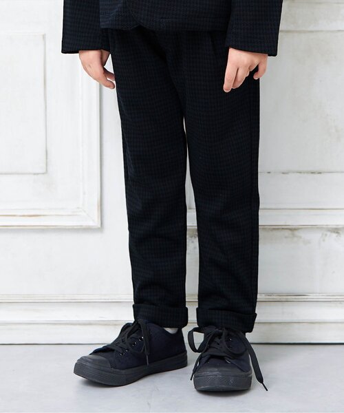 apres les cours(アプレレクール)の「フォーマルパンツ(スーツパンツ・キッズ・ネイビー・130/110/120/90/100)」の1枚目の写真