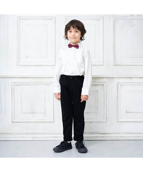 apres les cours(アプレレクール)の「フォーマルパンツ(スーツパンツ・キッズ・ネイビー・130/110/120/90/100)」の4枚目の写真