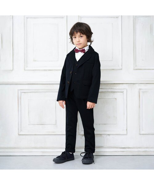 apres les cours(アプレレクール)の「フォーマルパンツ(スーツパンツ・キッズ・ネイビー・130/110/120/90/100)」の5枚目の写真