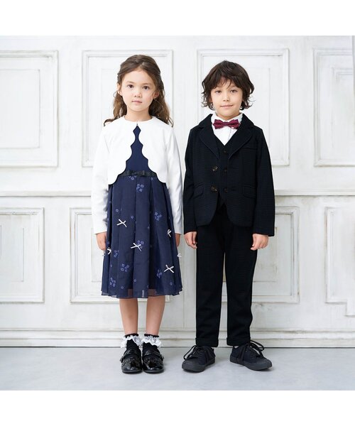 apres les cours(アプレレクール)の「フォーマルパンツ(スーツパンツ・キッズ・ネイビー・130/110/120/90/100)」の6枚目の写真