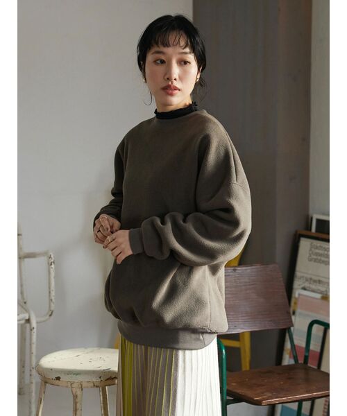 CRAFT STANDARD BOUTIQUE(クラフトスタンダードブティック)の「メロウフリルニットプルオーバー(ニット/セーター・レディース・イエロー/ブラック/ブルー/オフホワイト・FREE)」の14枚目の写真