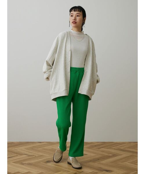 CRAFT STANDARD BOUTIQUE(クラフトスタンダードブティック)の「メロウフリルニットプルオーバー(ニット/セーター・レディース・イエロー/ブラック/ブルー/オフホワイト・FREE)」の19枚目の写真