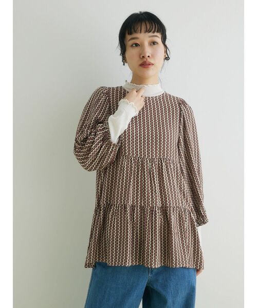 CRAFT STANDARD BOUTIQUE(クラフトスタンダードブティック)の「メロウフリルニットプルオーバー(ニット/セーター・レディース・イエロー/ブラック/ブルー/オフホワイト・FREE)」の22枚目の写真