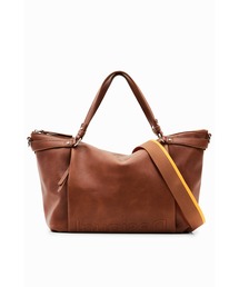 Desigual | プレーンカラー マキシバッグ(ハンドバッグ)