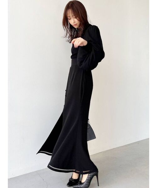 RESEXXY（リゼクシー）の「ディープスリットマーメイドスカート（スカート・レディース・イエロー/ブルー/ブラック・FREE）」の10枚目の写真